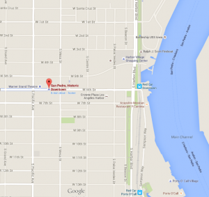 Downtown San Pedro Map
