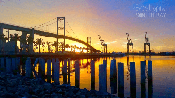 Vincent-Thomas-Bridge-at-sunrise