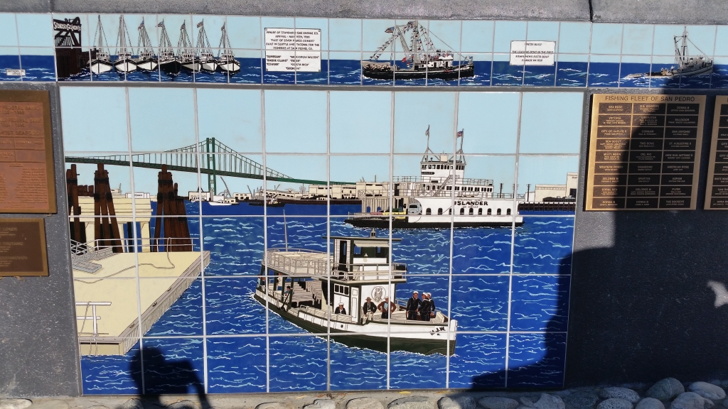 Fishing Memorial Painted Tiles