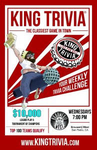 King Trivia @ Brouwerij West | Los Angeles | California | United States